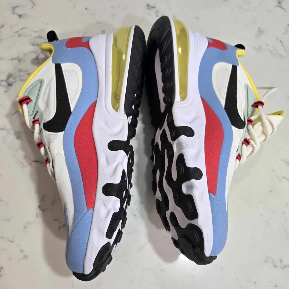 Nike Women’s SZ.9 Air Max 270 React " Bauhaus" Running Shoes AT6174-002 New - Picture 6 of 16